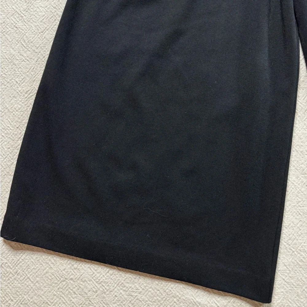Anthropologie Black Vneck Wide Leg Jumpsuit 6 - Picture 5 of 6